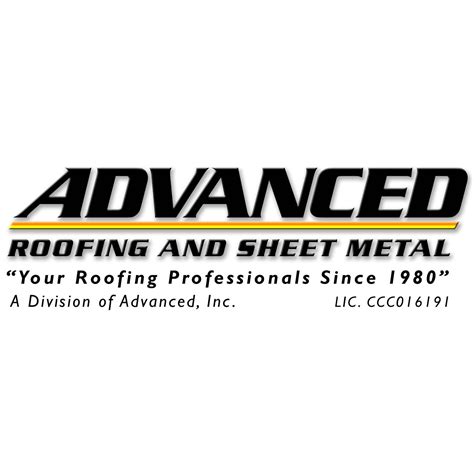 advanced roofing and sheet metal|advanced roofing and metal works.